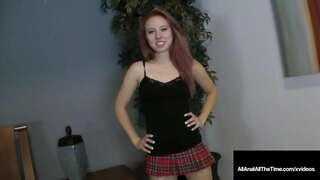 Cabeça vermelha Gostosão Sofie Carter goza de um grande momento no seu minúsculo butthole com a pilha de driver, estilo cachorrinho, escancarado, rimming e muito mais! Full Video &amp;amp; More em AllAnalAllTheTime.com!