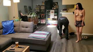 Chegando a minha puta de buceta socado