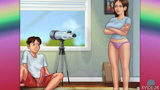 Ting-init SAGA Ep. 14 - Jennifer uban sa usa ka dildo sa iyang butt ... asa pa?