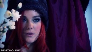 Penthouse Lesbians დანი და მარი fuck ერთმანეთს თოვლი